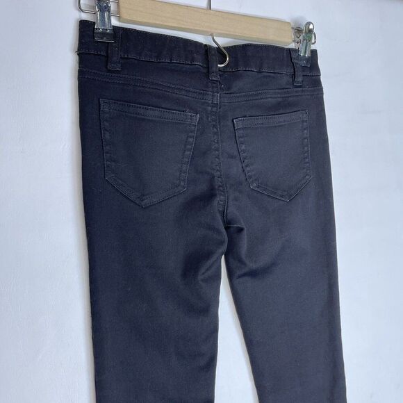 Girls Black Skinny Design Long Khakis Pants SIze 8 - Picture 10 of 14